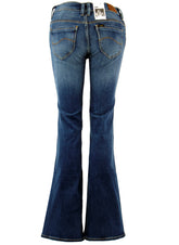 Spodnie Jeansowe Dzwony Damskie Lee Annetta Blue Lagoon L323HAKE